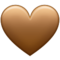 Brown Heart emoji on Samsung
